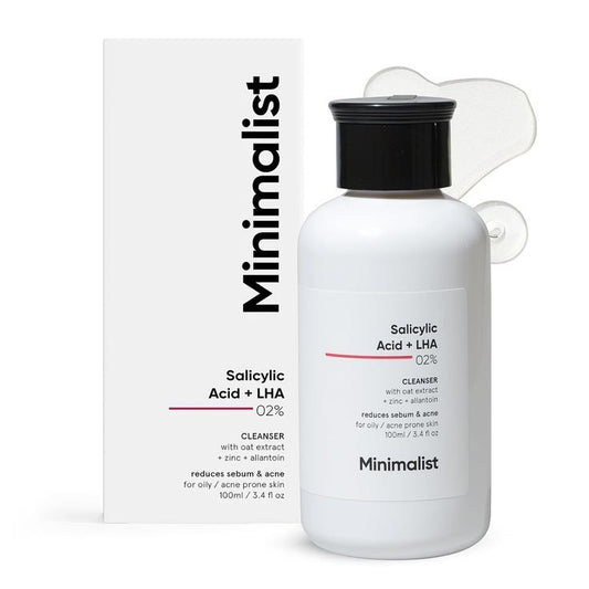 Minimalist 2% Salicylic Acid Face Wash for Oily, Acne-Prone Skin