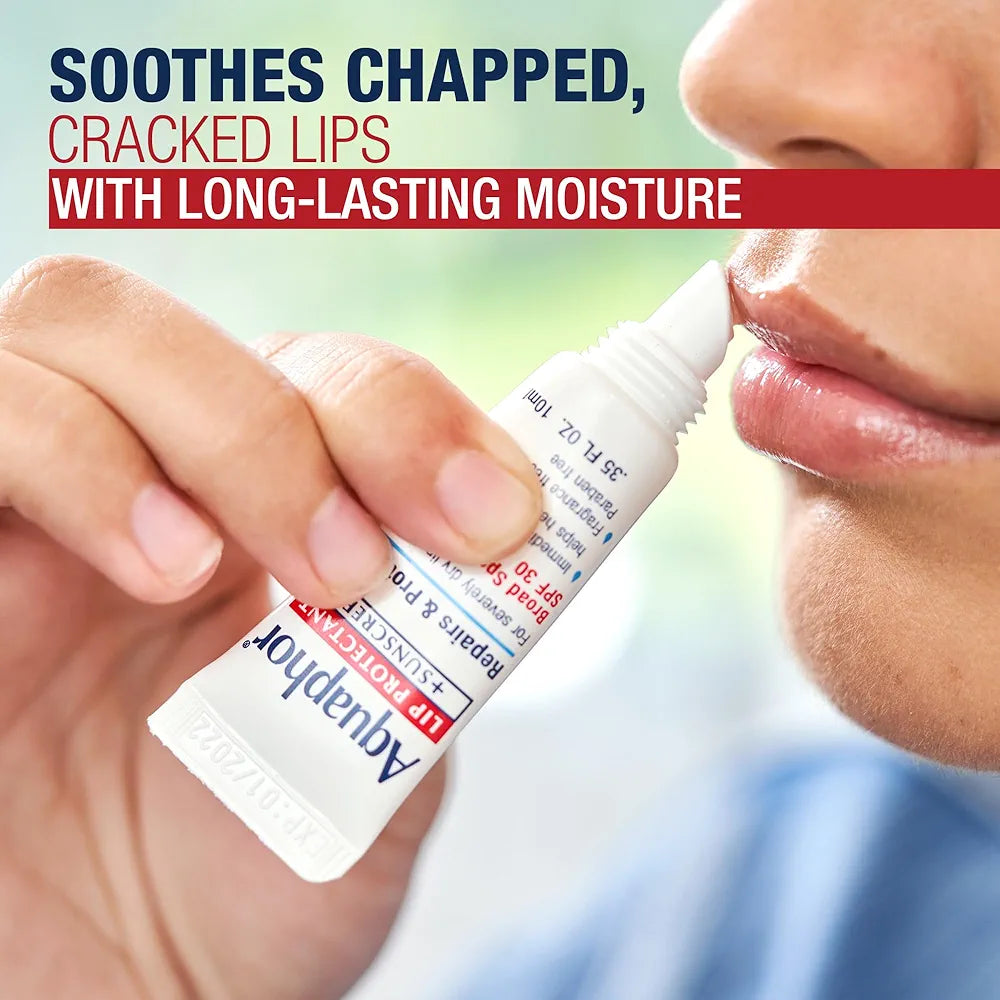 Aquaphor Lip Protectant and Sunscreen Ointment - Broad Spectrum SPF 30