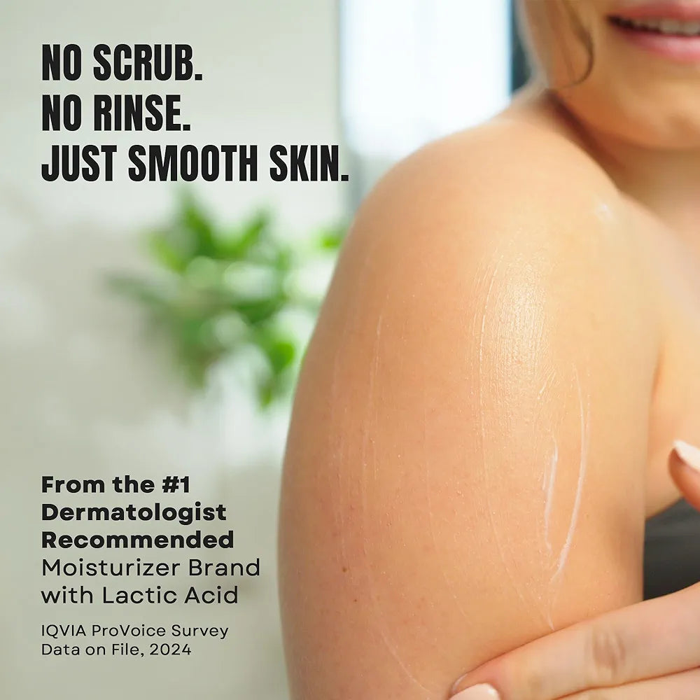 AmLactin Daily Nourish 5% Lactic Acid | Therapeutic Exfoliator and Moisturizer Safe for Sensitive Skin | 7.9 oz