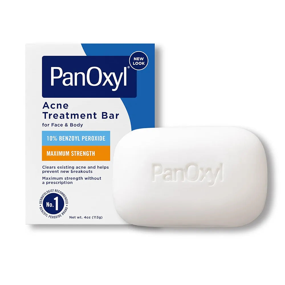 PanOxyl Acne Treatment Bar with 10% Benzoyl Peroxide (4 Oz)