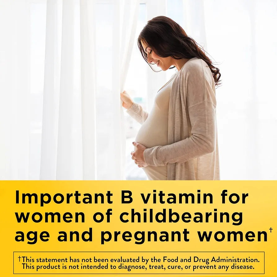 Nature Made Folic Acid 400 mcg, Dietary Supplement for Nervous System Function & Pregnant/TTC women. 250 Day Supply