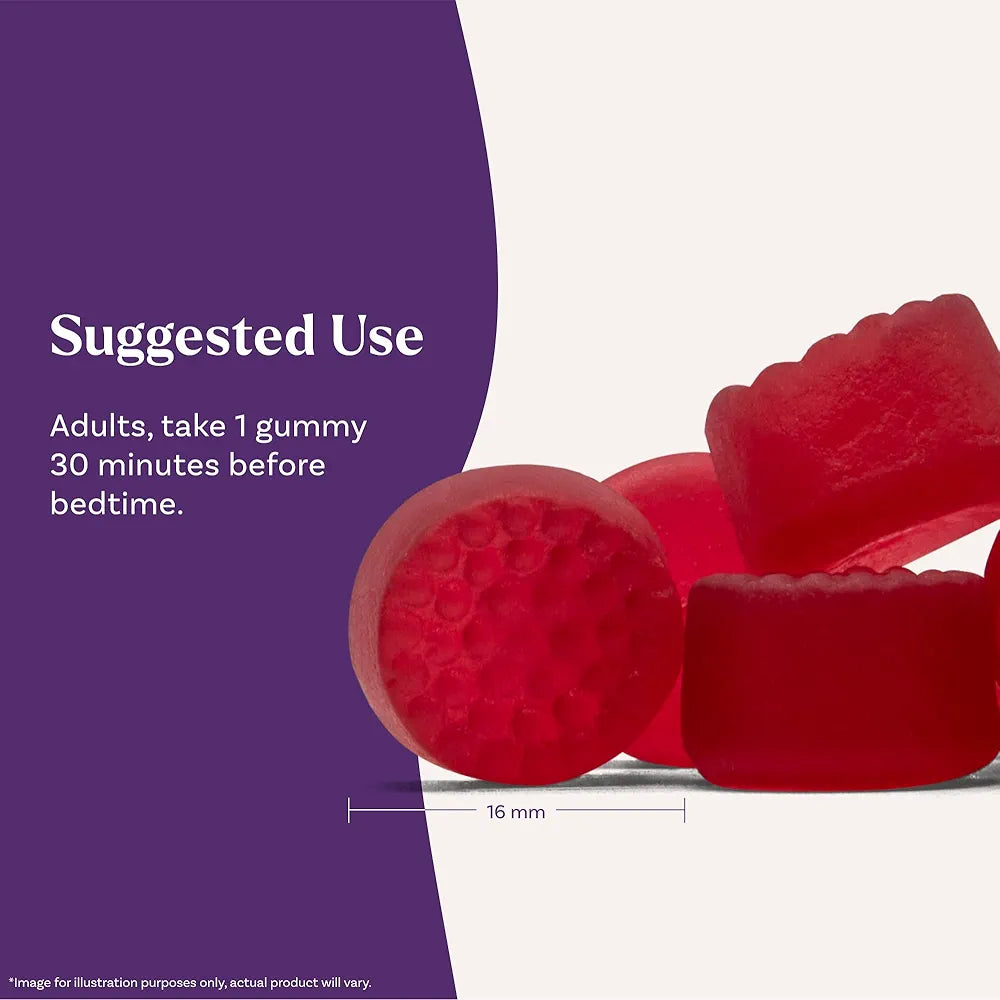 Natrol Melatonin Gummies 5 mg| Sleep 90 Strawberry-Flavoured Sleep Aids for Adults