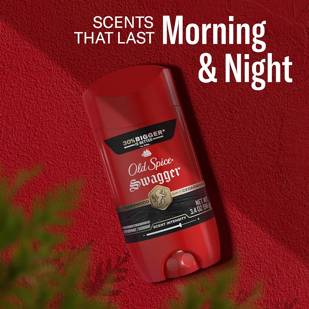 Old Spice Swagger Invisible Solid Antiperspirant Deodorant, 3.4 oz