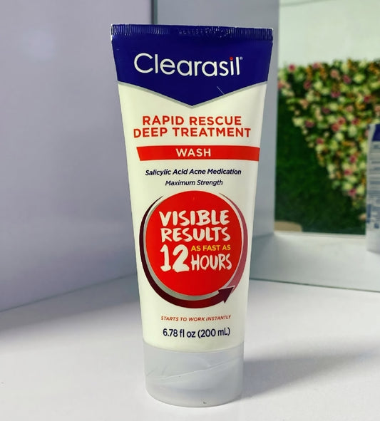Clearasil Rapid Rescue Deep Treatment Acne Face Wash
