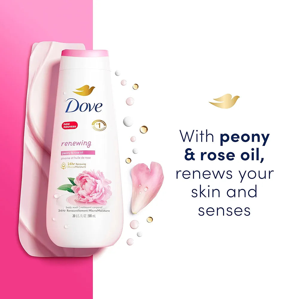 Dove Body Wash Renewing Peony and Rose Oil