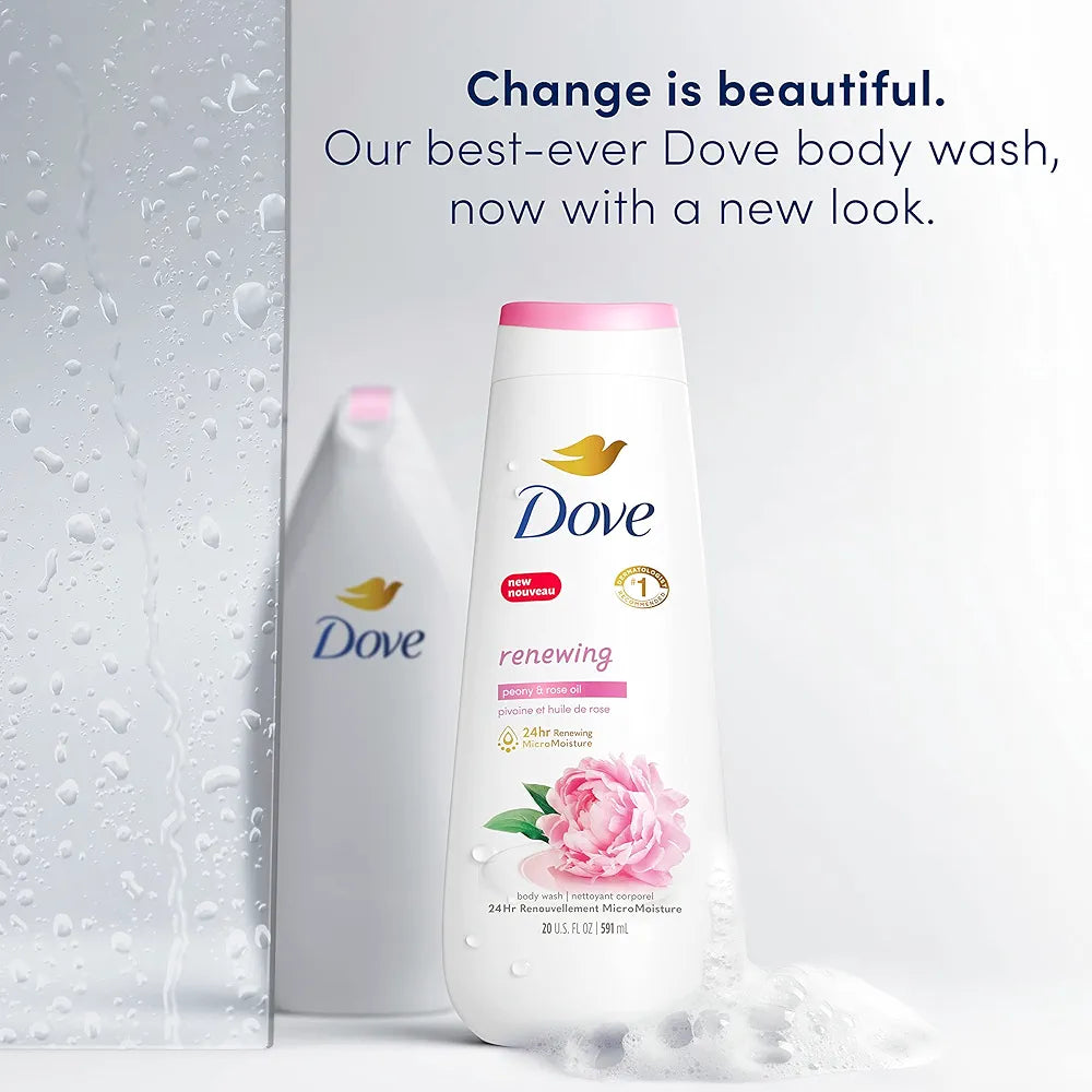 Dove Body Wash Renewing Peony and Rose Oil