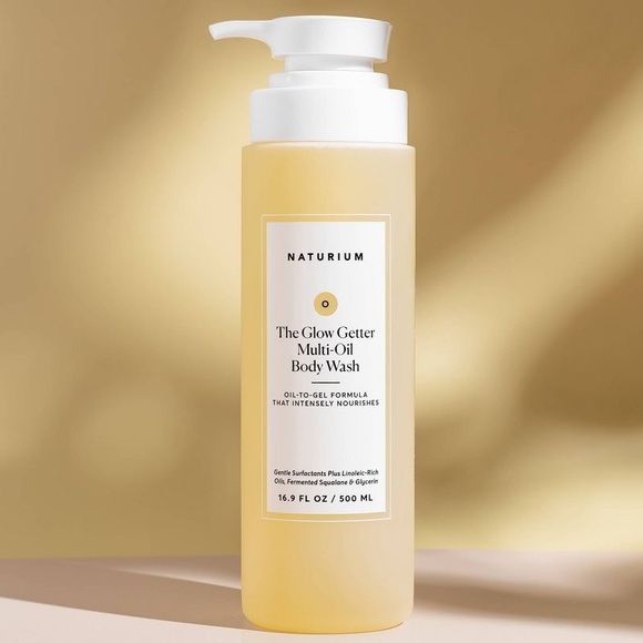 Naturium The Glow Getter Multi-Oil Hydrating Body Wash, Gentle Cleanser