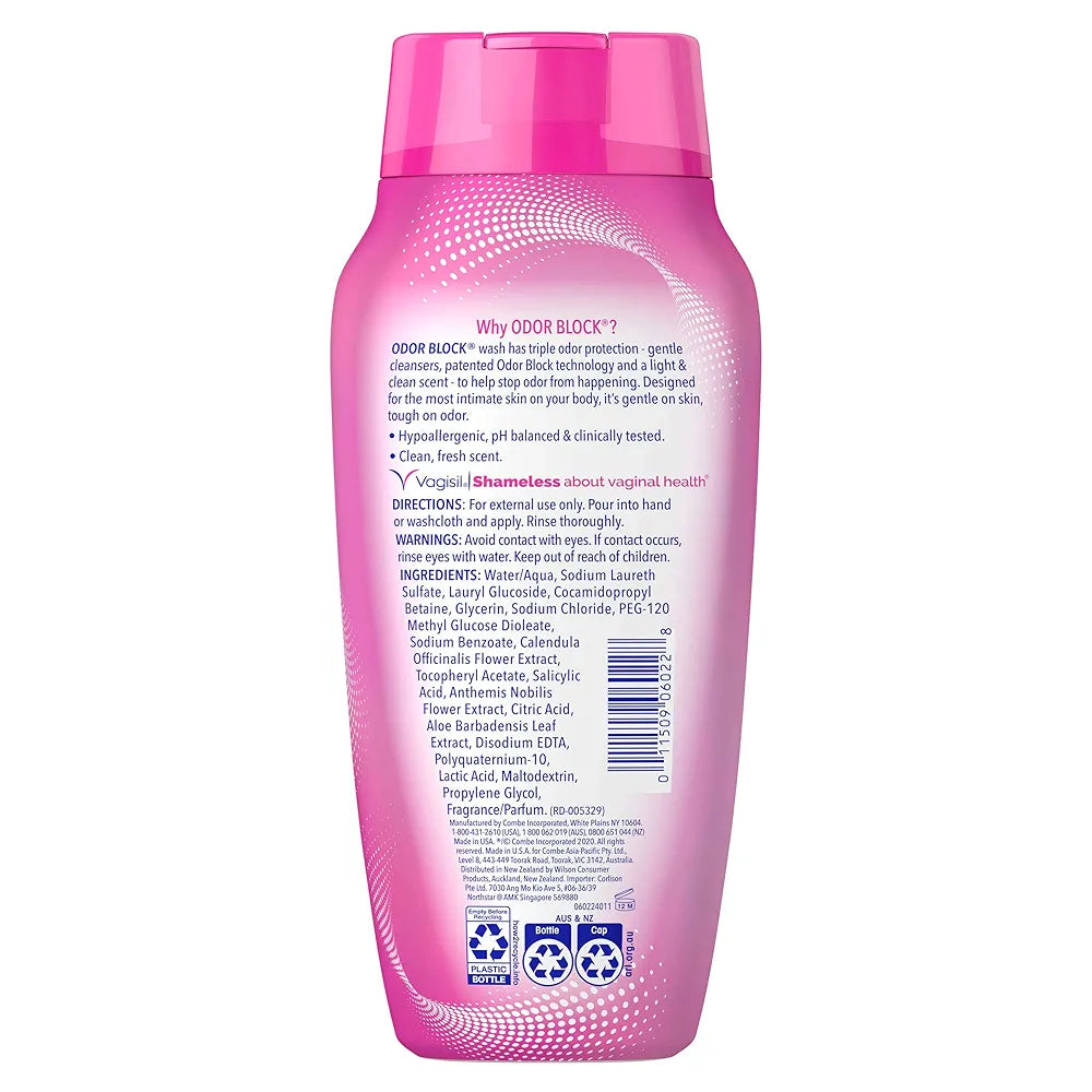 Vagisil Feminine Wash for Intimate Area Hygiene.
