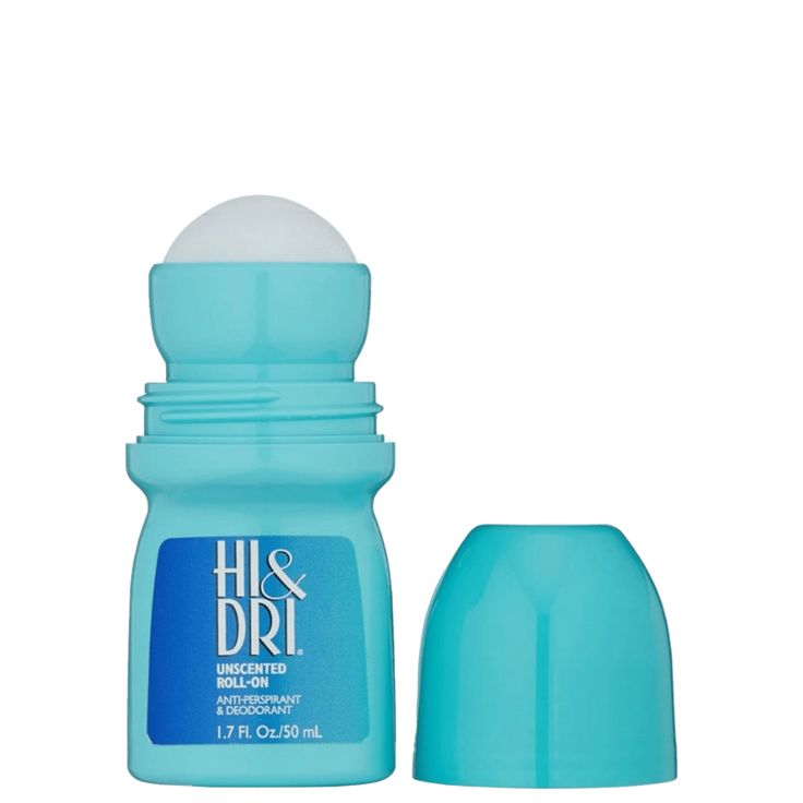 Revlon Hi & Dri Unscented Antiperspirant Roll-On | 48-Hour Sweat & Odour Protection
