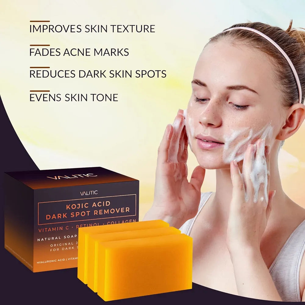VALITIC Kojic Acid Dark Spot Remover Soap. Original Japanese Complex