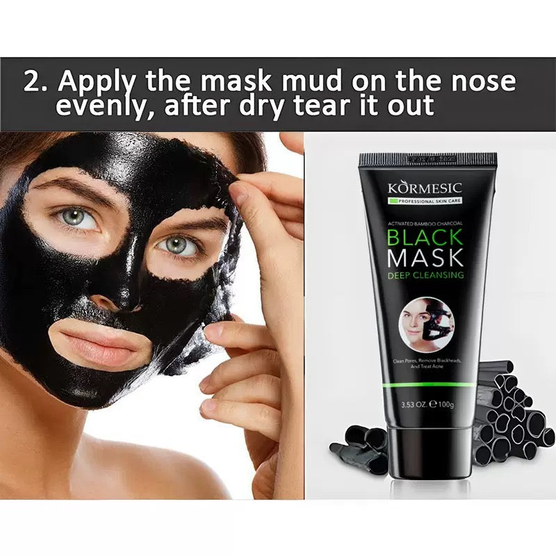 Activated Bamboo Charcoal Black Mask