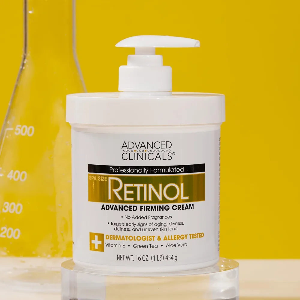 Advanced Clinicals Retinol Body Lotion & Face Moisturizer