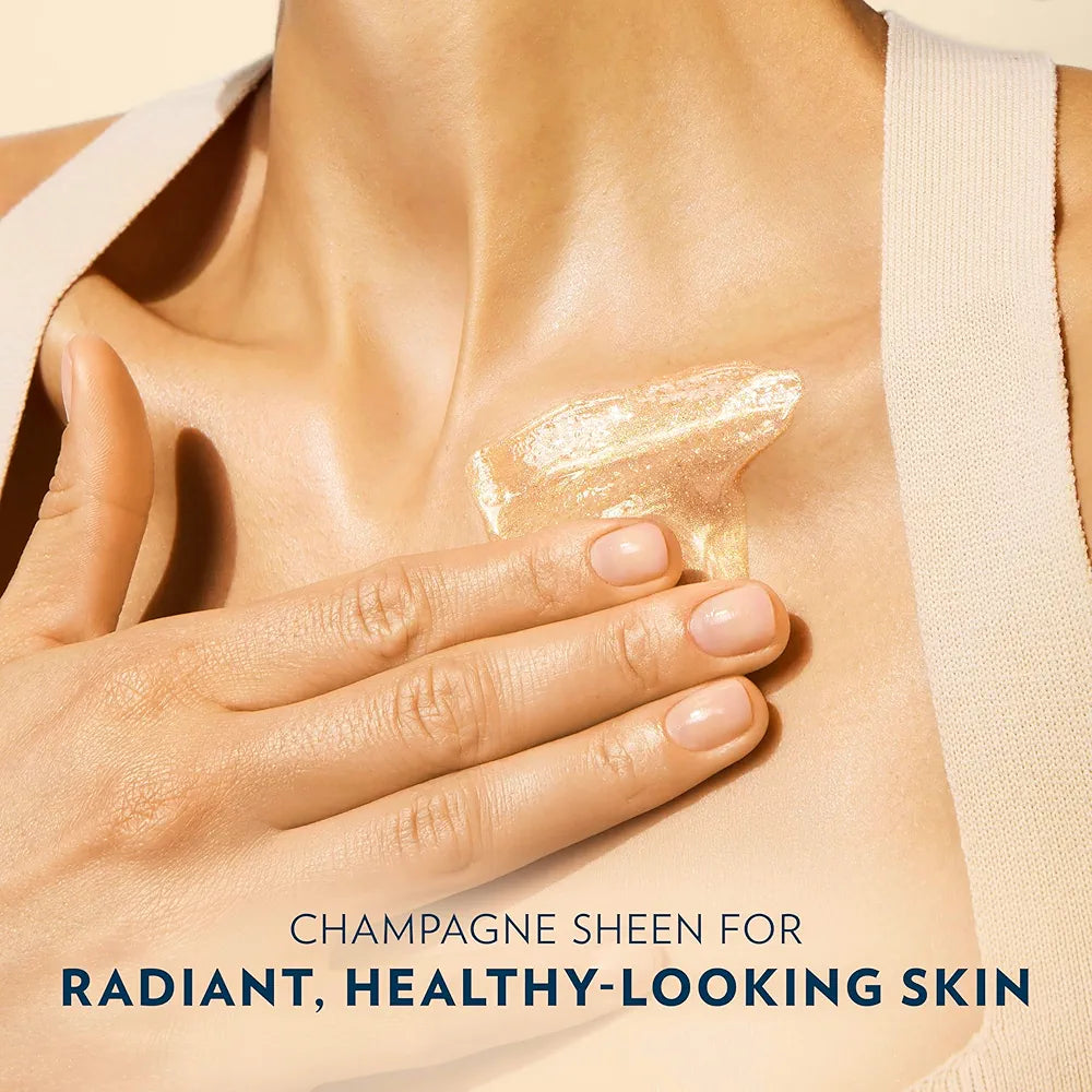 Vaseline Sunlit Glow Shimmer Body Oil | Vanilla Cocoa with Ultra-Hydrating Lipids & Pure Cocoa Butter