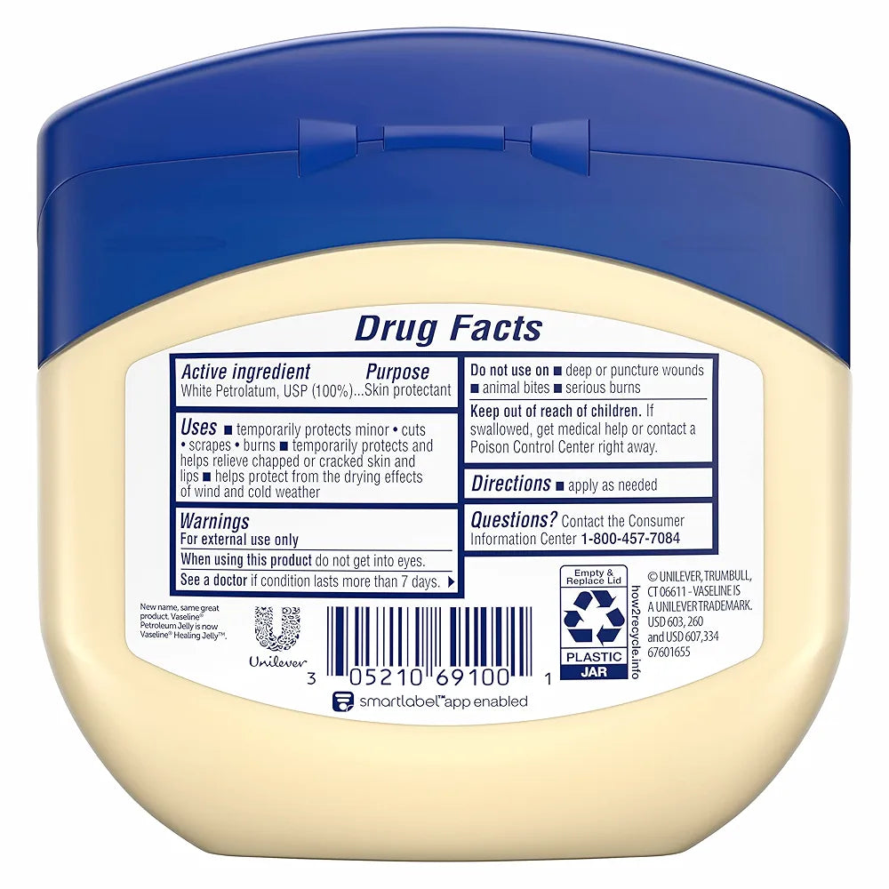 Vaseline Petroleum Jelly Blue Seal Original (100ml)