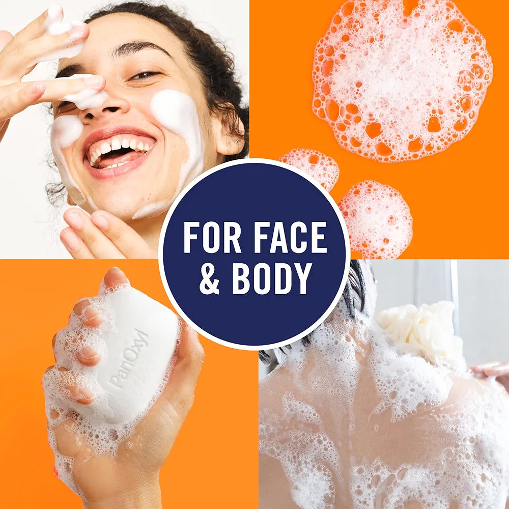 PanOxyl Acne Treatment Bar with 10% Benzoyl Peroxide (4 Oz)