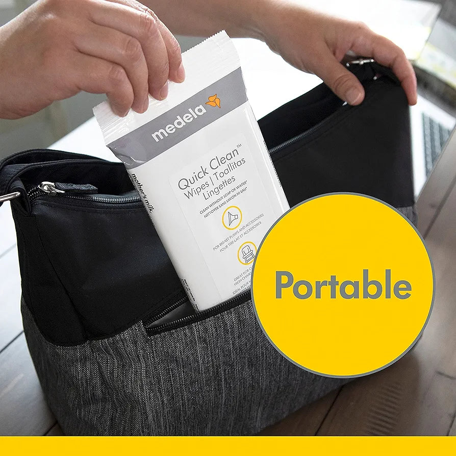 Medela Quick Clean Breast Pump and Accessory Wipes