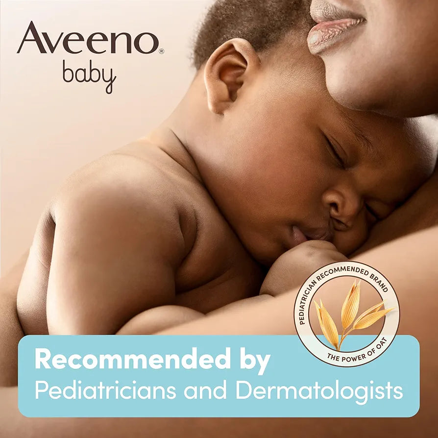 Aveeno Baby Daily Moisturizing Cream with Prebiotic Oat | Hypoallergenic Baby Lotion with Coconut Oil & Shea Butter
