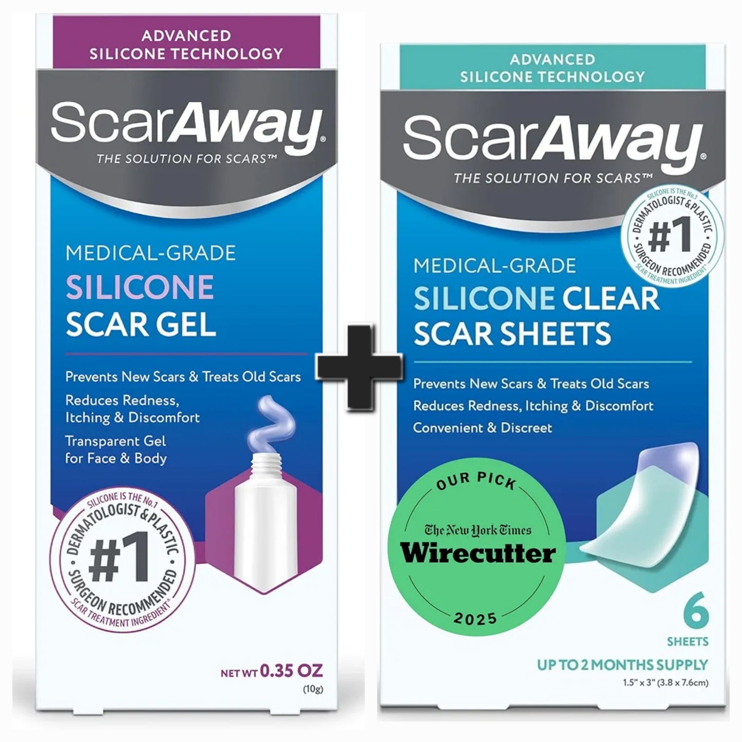 ScarAway Silicone Scar Gel | For Keloid & Hypertrophic Scars | Improves Size, Colour & Texture | 10g