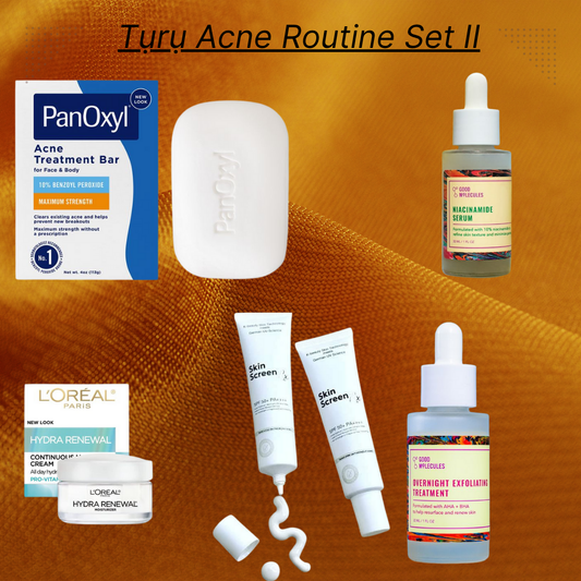 Tụrụ Acne Routine 2 | Clear Skin Set for Acne-Prone Skin