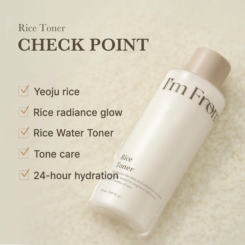 I'm From Rice Toner – Glow-Boosting Hydration (150ml)