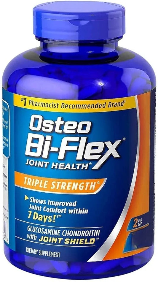 Osteo Bi-Flex Triple Strength, Glucosamine Chondroitin with Vitamin C Joint Health Supplement, Coated Tablets, 80 Count