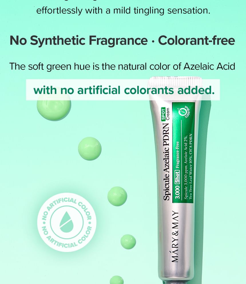 Mary&May Spicule Azelaic PDRN Spot Cream Set | Acne, Dark Spot & Pore Care 15g