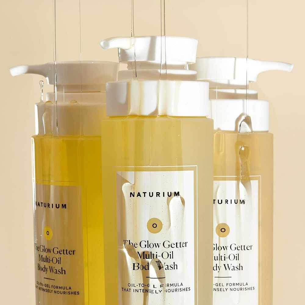 Naturium The Glow Getter Multi-Oil Hydrating Body Wash, Gentle Cleanser