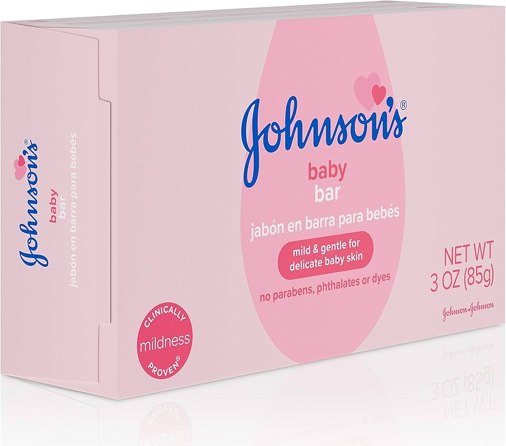 Johnson's Baby Body Soap Bar | Gentle, Hypoallergenic & Dermatologist-Tested