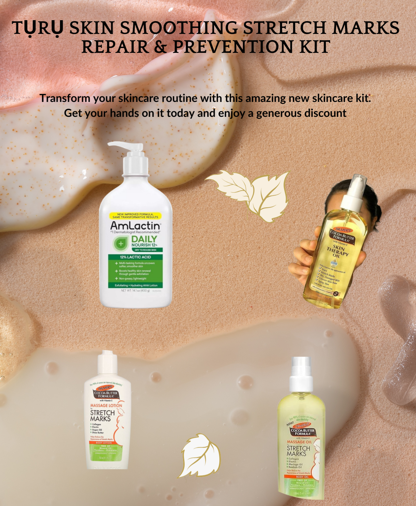 Tụrụ Skin Smoothing Stretch Marks Repair & Prevention Kit