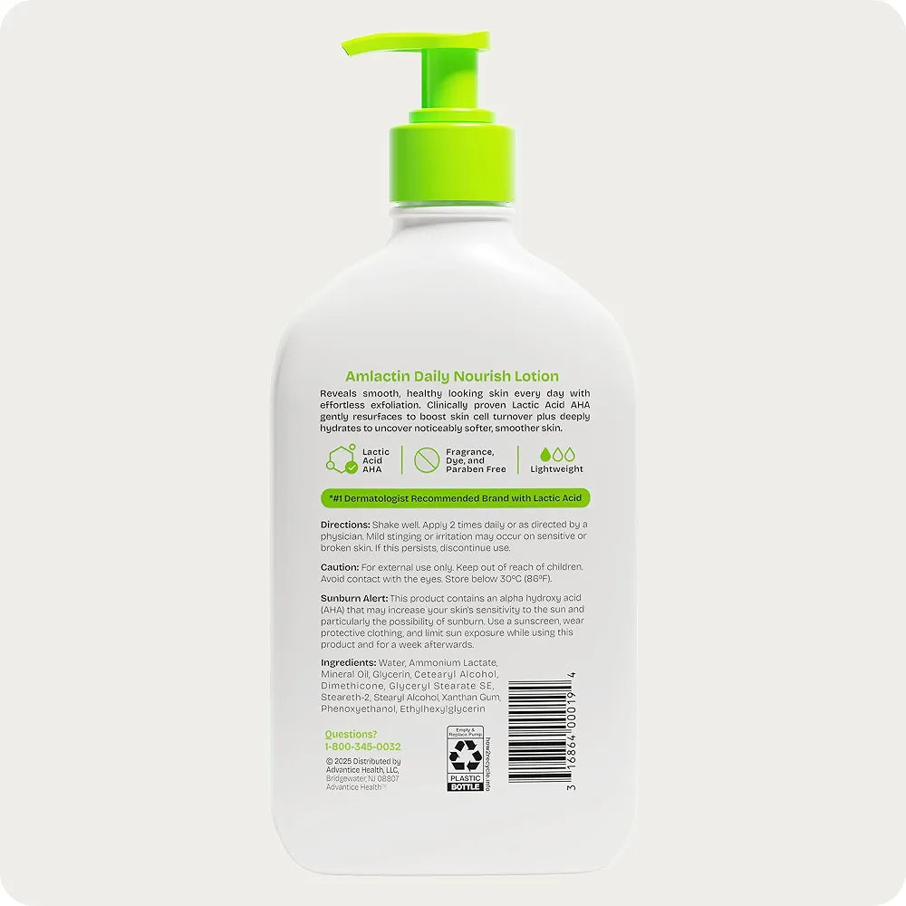 AmLactin 12% Daily Nourish Lotion for Normal to Dry Skin