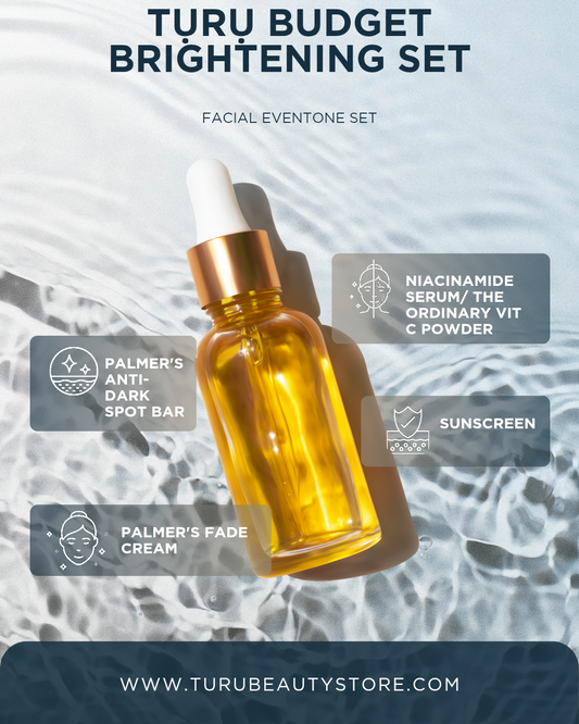 Tụrụ Budget Brightening and Eventone Set 1 (For Face)