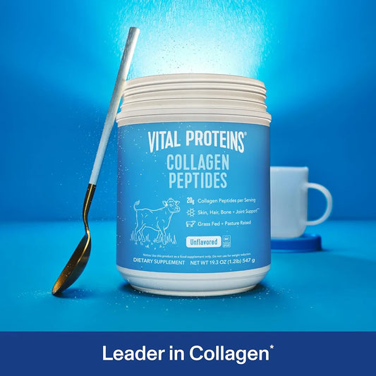 Vital Proteins Collagen Peptides Powder | Unflavored Collagen for Hair, Skin, Nails, Bones & Joints