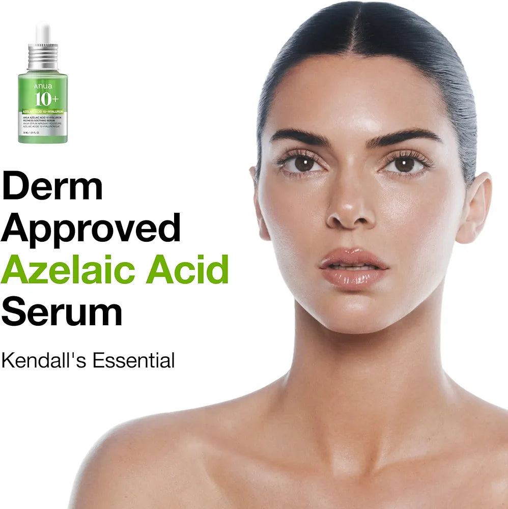 Anua Azelaic Acid 10 Hyaluron Redness Soothing Serum 30ml – Acne, Redness & Blemish Serum