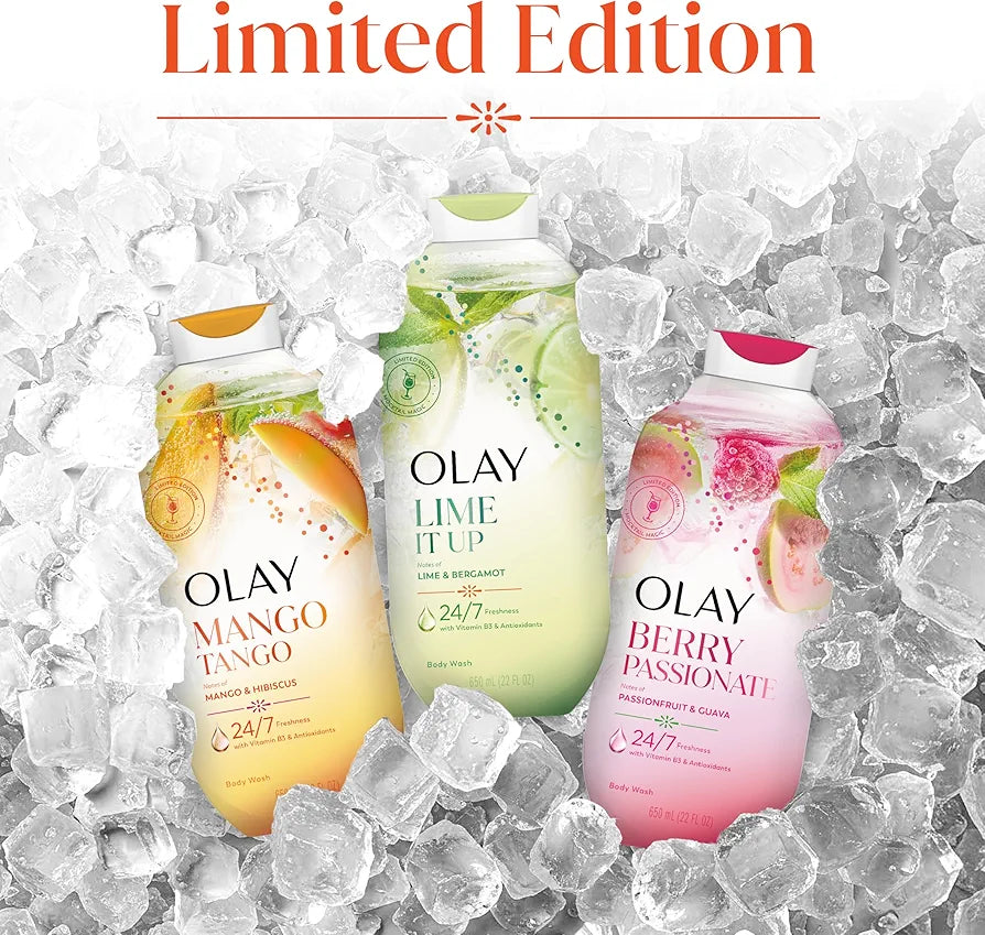 Olay Moisturising & Refreshing Body Wash Collection | 22 fl oz
