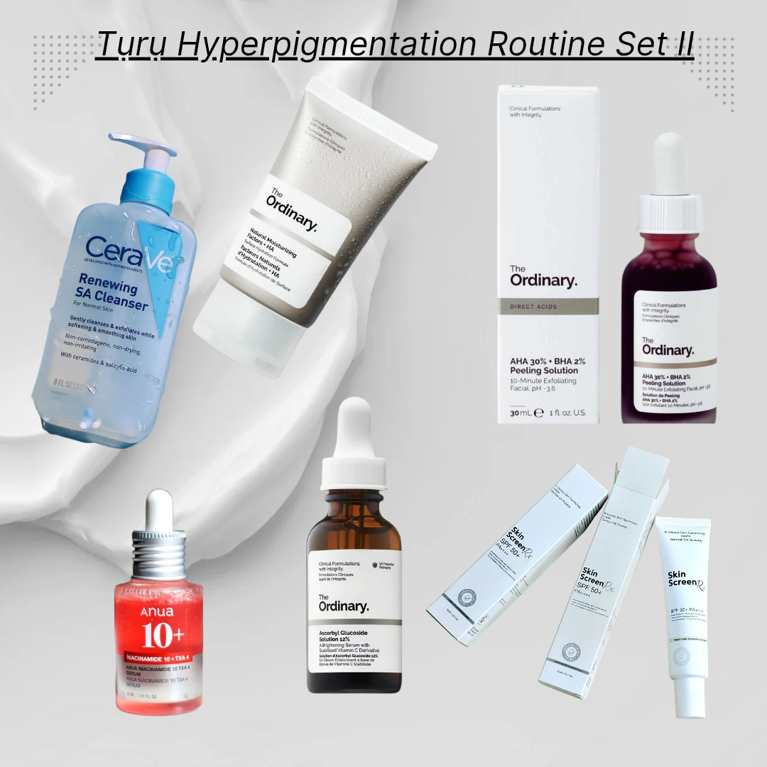 Tụrụ Hyperpigmentation Routine 2 | Face Glow Set (Premium)