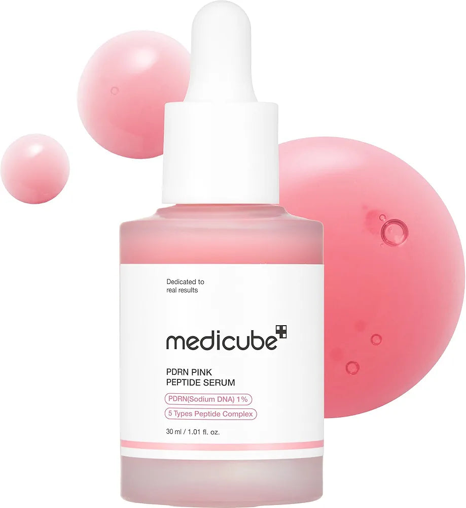 Medicube PDRN Pink Peptide Serum 30ml – Firming & Brightening Glow Serum