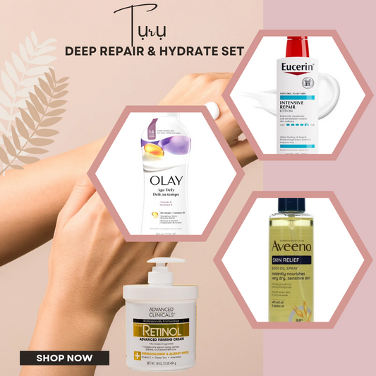 Tụrụ Deep Repair & Hydrate Set | For Dry, Dull, Skin