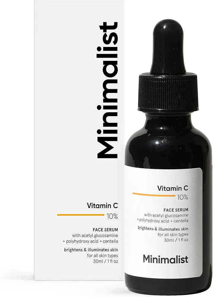 Minimalist 10% Vitamin C Serum for Brightening
