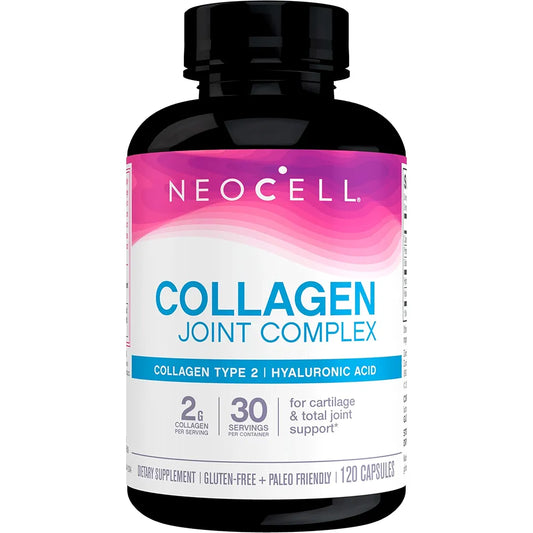 NeoCell Collagen Joint Complex – 120 Capsules | Type 2 Collagen + Hyaluronic Acid for Joint Support