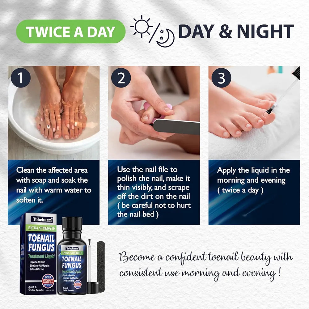 Tobcharm Toenail Fungus Treatment | Extra Strength
