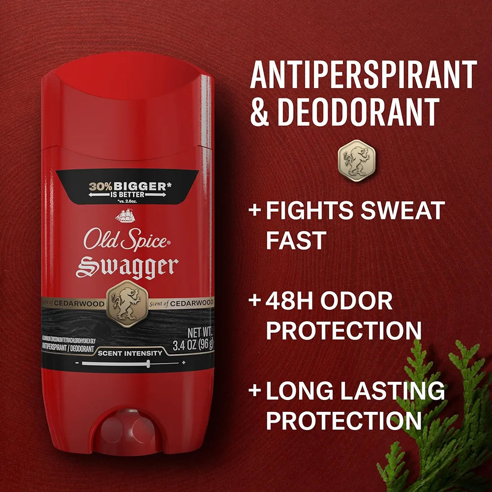 Old Spice Swagger Invisible Solid Antiperspirant Deodorant, 3.4 oz