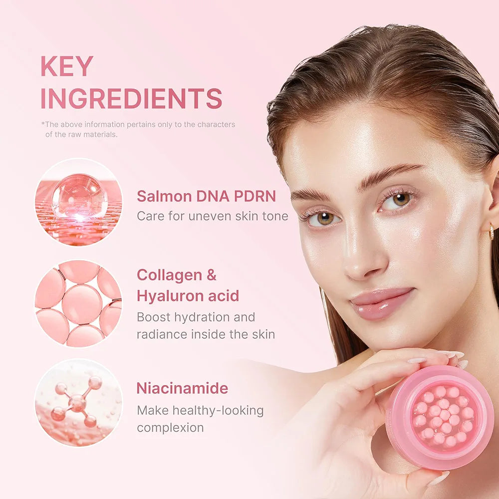 Medicube PDRN Pink Collagen Capsule Cream 55ml | Salmon DNA, Niacinamide & Collagen Moisturiser for Glow, Hydration & Uneven Skin Tone