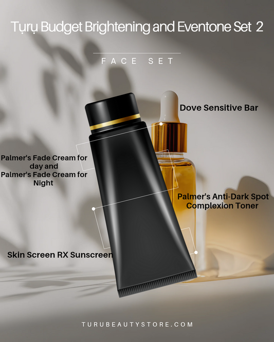 Tụrụ Budget Brightening and Eventone Set 2 (For Face)