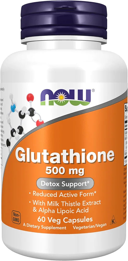NOW Foods Glutathione 500 mg – 60 Capsules