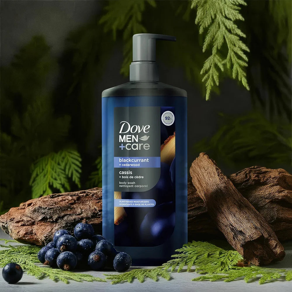 Dove Men+Care Blackcurrant & Cedarwood Moisturizing Body Wash | 26 oz