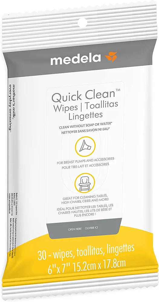 Medela Quick Clean Breast Pump and Accessory Wipes