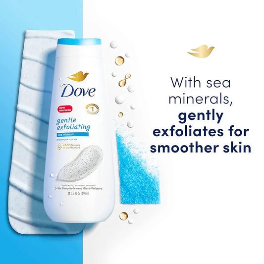 Dove Body Wash Gentle Exfoliating With Sea Minerals