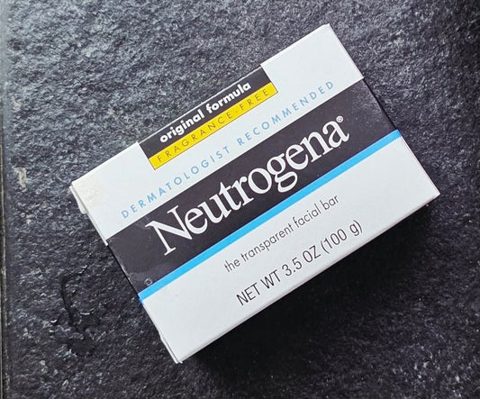 Neutrogena Original Amber Facial Cleansing Bar | Transparent Gentle Face Soap