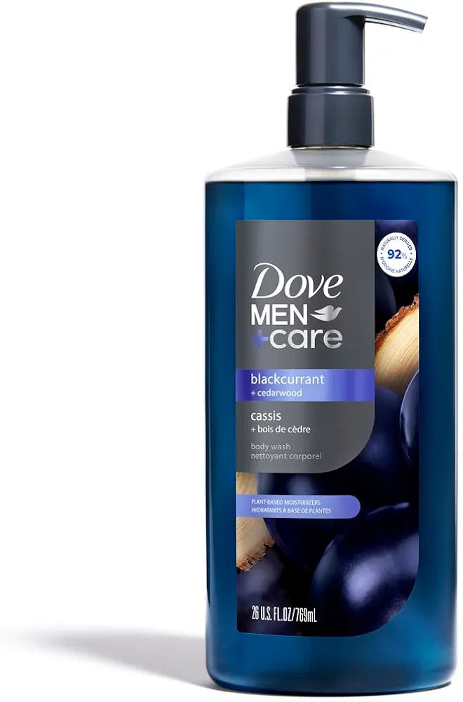 Dove Men+Care Blackcurrant & Cedarwood Moisturizing Body Wash | 26 oz