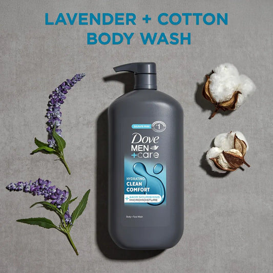 Dove Men+Care Clean Comfort Body & Face Wash | 30 oz